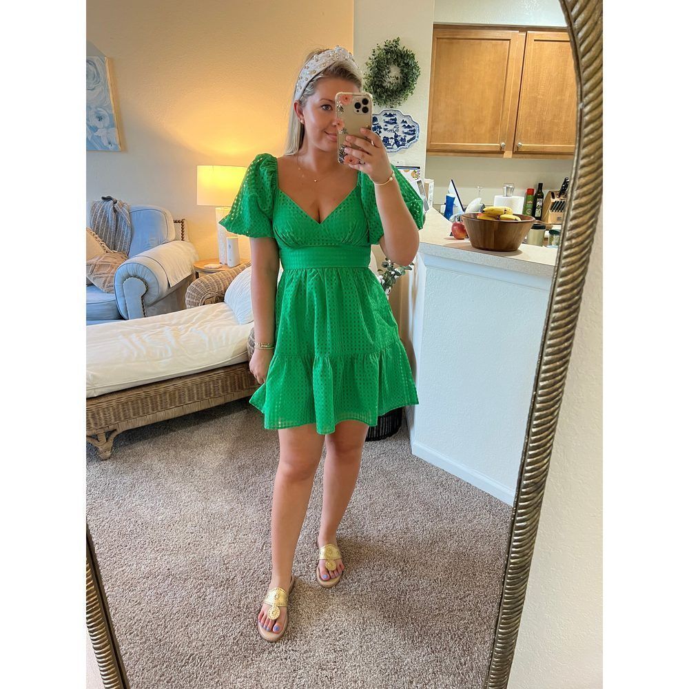 Grass Baskets Mini Dress